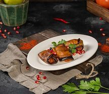 Баклажаны с помидорами