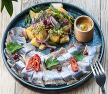 Сельдь с картофелем