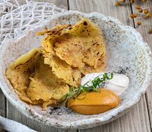 Драник с кабачковой икрой