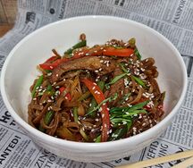 Вок с говядиной