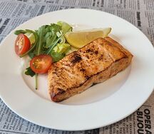 Сёмга на гриле