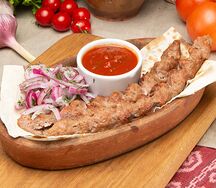 Люля-кебаб из свинины и говядины