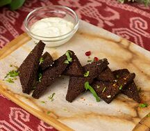 Гренки чесночные