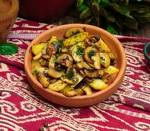 Картофель с грибами