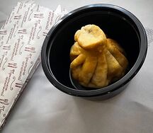 Хинкали со свининой жареные