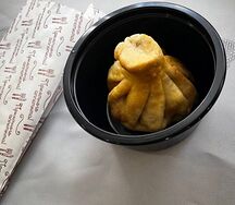 Хинкали с индейкой жареные