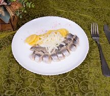 Сельдь с картофелем