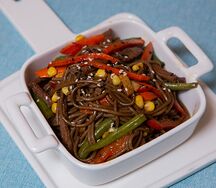 Соба с говяжьей вырезкой