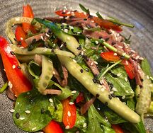 Салат Тосканский с говяжьим языком