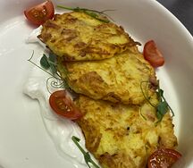 Драники картофельные с беконом