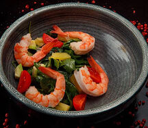 Салат Средиземноморский с креветками