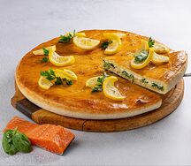 С сёмгой и шпинатом