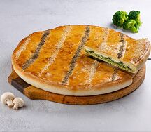 С брокколи и шпинатом 