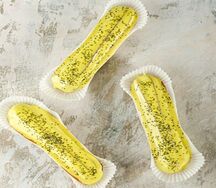 Эклер с лимонным кремом