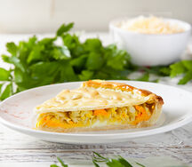 Пирог с капустой и яйцом