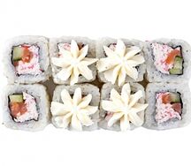 Сливочный с лососем и крабом