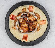 Хумус Басар с курицей