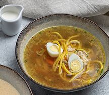 Куриный суп со сливками