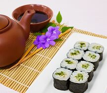 Ролл с огурцом