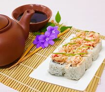 Ролл Острый краб