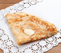Блин по ГОСТу со сливочным маслом