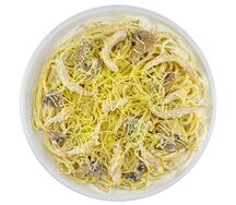 Паста с куриным филе и грибами