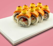 Запечённый с креветкой