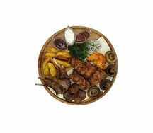 Большая шашлычная тарелка на компанию!