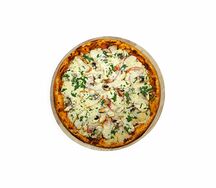 Пицца шашлычная с курицей и грибами