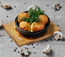 Шампиньоны запечённые под сыром