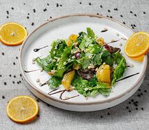 Салат с куриной печенью