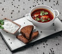 Борщ с говядиной