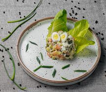 Оливье с курицей