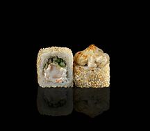 Запеченый ролл эби тай чиз