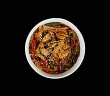 Лапша Фунчоза с морепродуктами в остром соусе