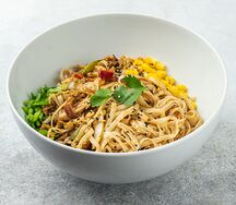 Рисовая лапша с овощами