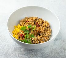 Рис жареный Карри с овощами