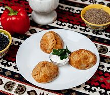 Жареные манты с говядиной