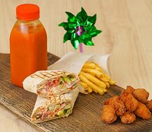 Детский комбо с куриным попкорном