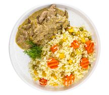 Печень куриная в сметане по-Строгановски