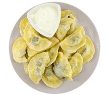 Вареники с картофелем и грибами