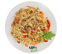 Салат Фунчоза с овощами