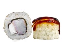 Запечённый с креветкой