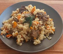 Плов из говядины