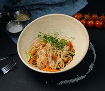 Лапша Wok с креветкой
