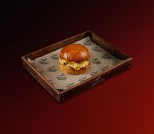 Смэшбургер с мраморной говядиной