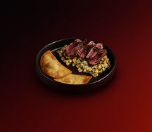 Мексиканский стейк-салат с мраморной говядиной