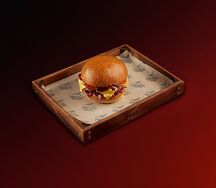 Бургер с олениной