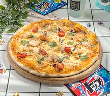 Пицца Том ям с креветками