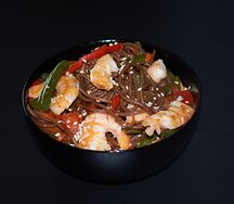 Соба с креветкой